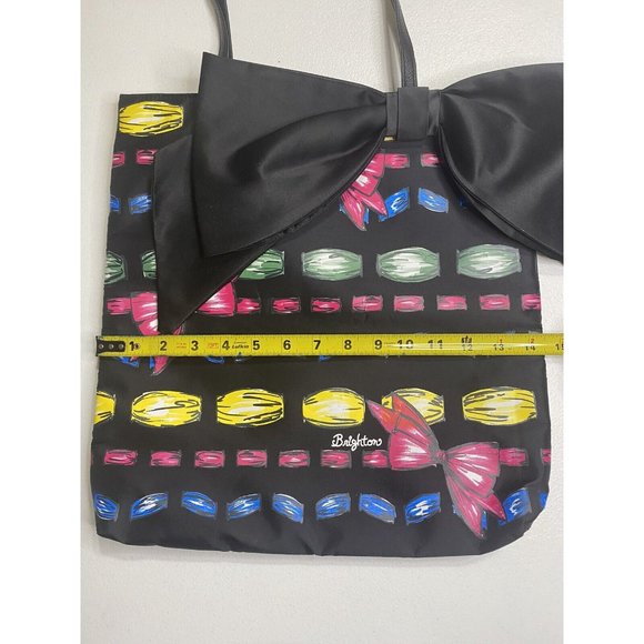 Brighton "Take a Beau" Nylon Tote with Satin Bow - Picture 4 of 6